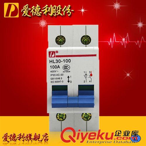 隔離開關 集團供應HL30-100系列2P隔離開關 品質保證愛德利