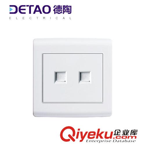 精品推薦 廠家直銷電腦加電話插座 dt-017兩位電話插座原始圖片2
