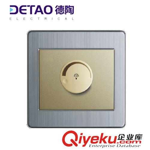 D3不銹鋼拉絲系列 d3-018 電視電話插座 不銹鋼拉絲 江西德陶插座