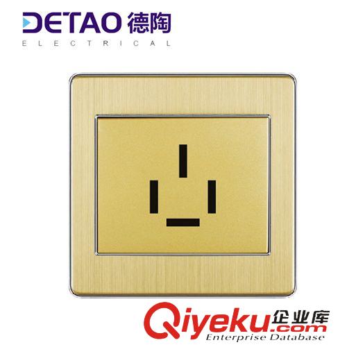 D4鋁拉絲系列（銀邊） d4-001一位單控開關(guān) 鋁拉絲系列單控家裝開關(guān)