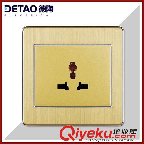 D4鋁拉絲系列（銀邊） d4-022 鋁拉絲系列 插卡取電開關(guān) 江西德陶開關(guān)