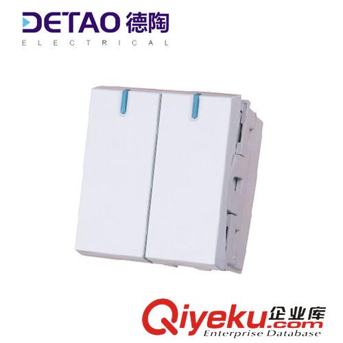D6-118雅白系列 墻壁開關(guān)明裝小二位開關(guān)d6-016 86工程開關(guān)原始圖片2