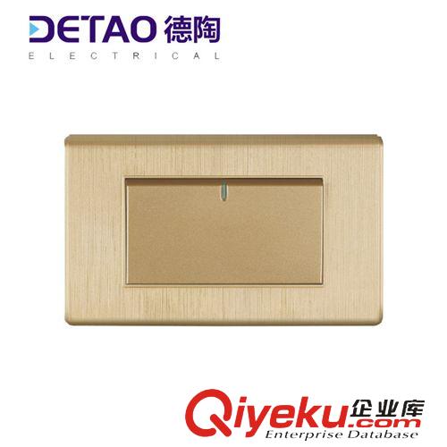 D7-118塑料拉絲系列 新款86明裝墻壁開關 d7-001一位大板開關 品質保障原始圖片2
