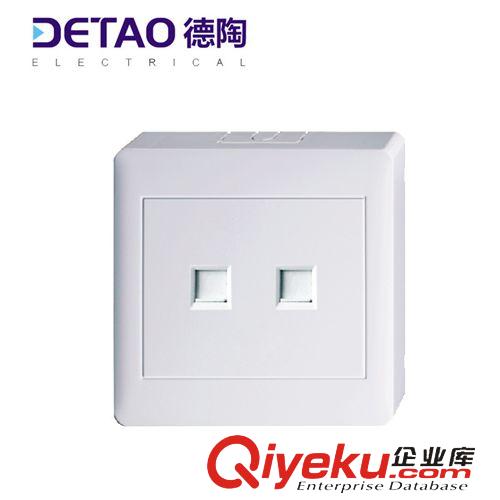 M1-明裝系列 廠家批發(fā)墻壁開關(guān)插座 m1-016兩位電話插座 質(zhì)量可靠