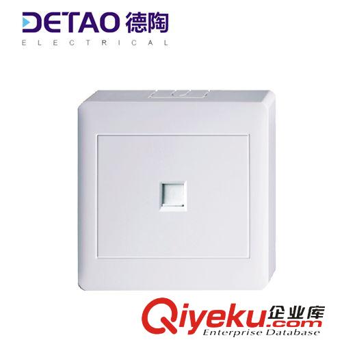 M1-明裝系列 m1-015 一位電話插座 江西德陶插座