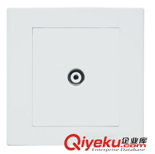  SD墻壁開關 生產銷售 一進一出電視插座 86型暗裝電視插座面板原始圖片3