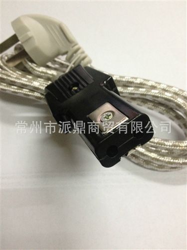 長城風行系列 長城風行 B-02二芯連接線 老式電飯煲 電瓶車充電電源線 連接線原始圖片2