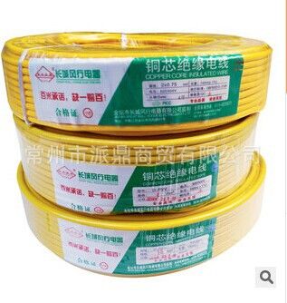 長城風行系列 tj批發長城風行銅芯導線2*0.75平方電線 百米承諾缺一賠百 國標原始圖片2