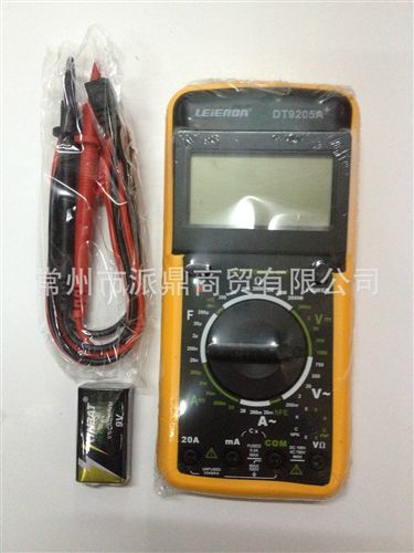 萬用表 批發(fā)zp雷爾達(dá) DT9205A+ 數(shù)顯萬用表 經(jīng)濟(jì)型數(shù)字萬用表