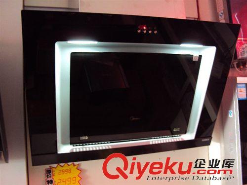 美的油煙機 美的新款近吸式油煙機 大風量大吸力黑晶鋼化玻璃面板歐式油煙機原始圖片3