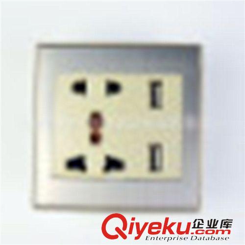 開關插座 巴西足球必用 五孔usb墻壁插座 雙usb墻插座 雙86插座 多功能插座原始圖片3