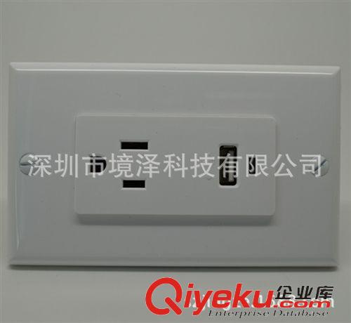 美規(guī)插座 美規(guī)USB墻壁插座充電器 美規(guī)115 想買(mǎi)美規(guī)插座就來(lái)境澤