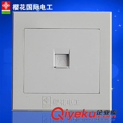 A6 工程系列 A6工程款一位電視墻壁插座TV網(wǎng)絡(luò)電話電腦音視頻客廳書房開關(guān)插座