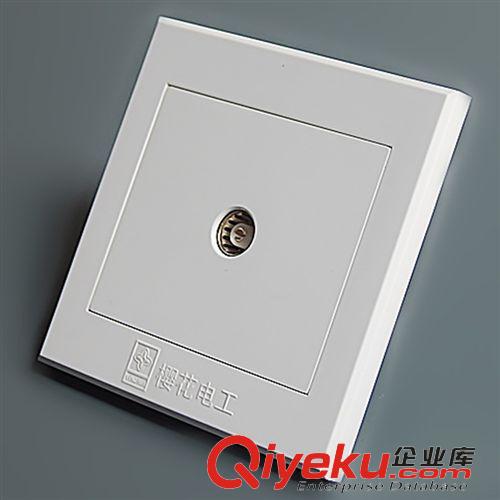 A6 工程系列 廠家直銷 A6一位電視插座 TV86墻壁插座 面板插座 電線插座原始圖片2