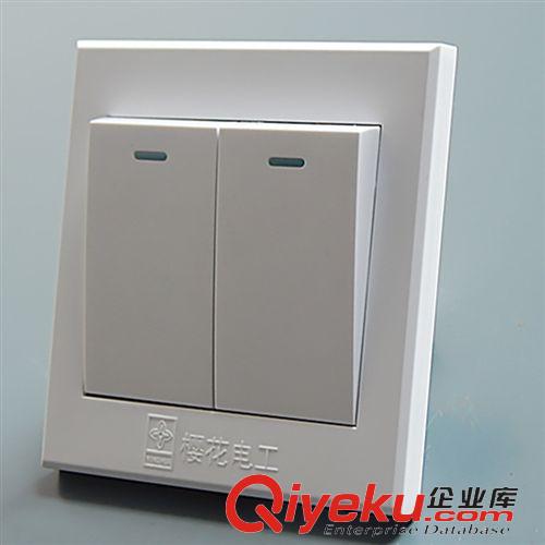 A6 工程系列 櫻花電工 A6 二位雙控 86型 墻壁開(kāi)關(guān) 明裝開(kāi)關(guān) 兩聯(lián)蹺板開(kāi)關(guān)原始圖片2