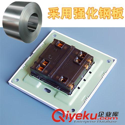 A6 工程系列 櫻花電工 A6 二位雙控 86型 墻壁開(kāi)關(guān) 明裝開(kāi)關(guān) 兩聯(lián)蹺板開(kāi)關(guān)原始圖片3