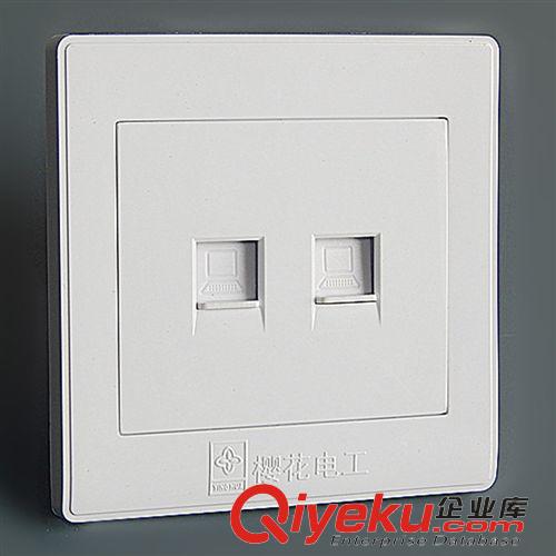 A8 工程系列 A8兩位電腦插座 86墻壁家用插座支持平板電腦華碩索尼電腦連接器原始圖片2