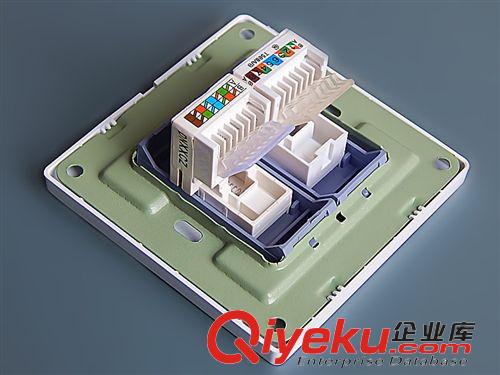A8 工程系列 A8兩位電腦插座 86墻壁家用插座支持平板電腦華碩索尼電腦連接器原始圖片3