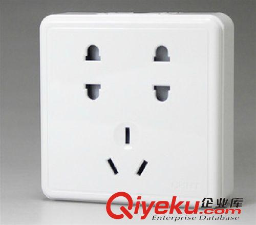NEW1C明裝開關(guān)插座 正泰電工 電源插座 NEW1C 明裝墻壁開關(guān) 七孔插座面板 7孔插座 明原始圖片2