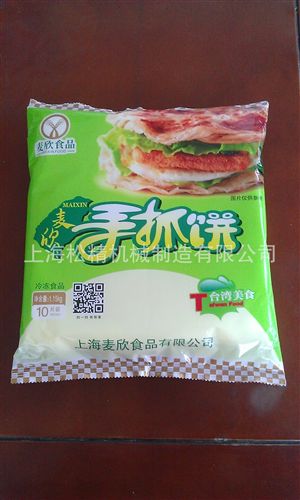 多功能包裝機(jī) 供應(yīng)手抓餅食品機(jī)械/蔥油餅包裝設(shè)備/上海松精機(jī)械制造