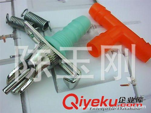 水貂用品 貂貉兔飲水器/雙嘴自動飲水嘴/亞不銹鋼飲水咀/綠頭有簧飲水器原始圖片3