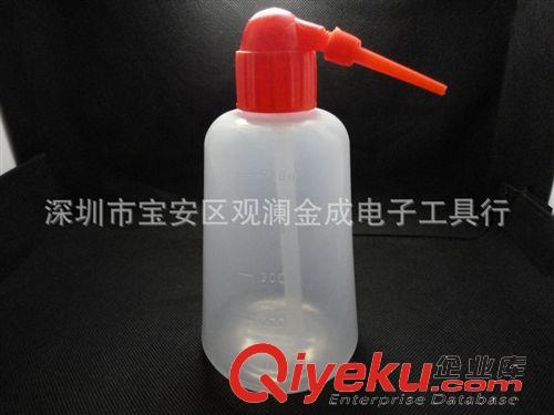 點膠設備 500ML彎嘴紅嘴瓶 尖嘴塑料滴瓶 清洗瓶點膠瓶酒精