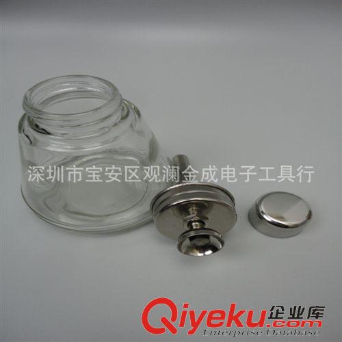 其他玻璃包裝容器 150ML 防噴頭 銅芯 防靜電防腐蝕 透明玻璃酒精瓶 洗板水瓶