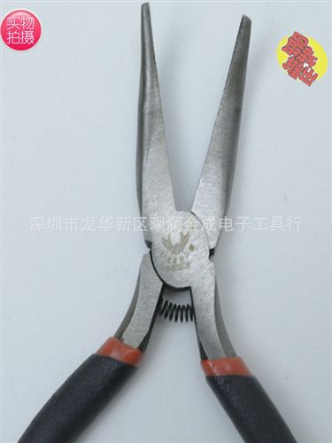 其他鉗類工具 tj：5寸彎嘴鉗（尖嘴鉗斜口鉗）