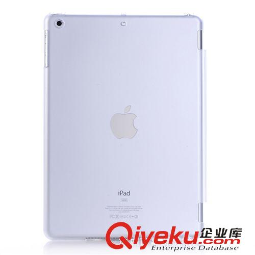 新產品 ipad5 smart cove帶釣伴侶殼 ipad5雙面磨砂素材殼 水晶貼皮殼