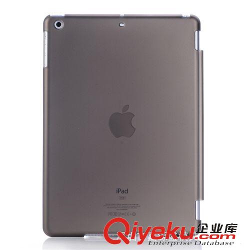 新產品 ipad5 smart cove帶釣伴侶殼 ipad5雙面磨砂素材殼 水晶貼皮殼