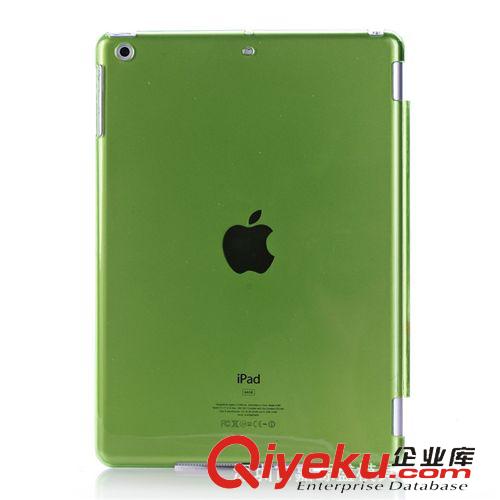 新產品 ipad5 smart cove帶釣伴侶殼 ipad5雙面磨砂素材殼 水晶貼皮殼