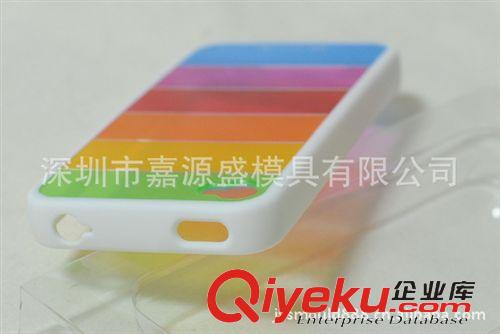 IPHONE4手機殼 廠家供應 韓國 蘋果4保護套 4G彩虹手機殼 多色手機保護套 批發