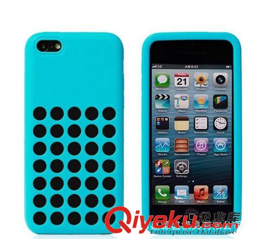 IPHONE5C 手机壳 iphone5c硅胶套 可爱清新豆豆硅胶原装手机保护套 苹果官方专用版