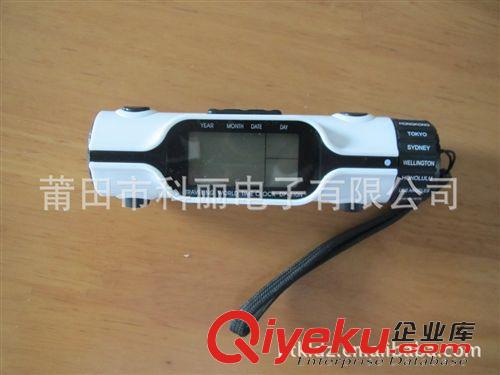 汽車鐘 12/24制功能   雙色背光燈功能旅游手電筒  汽車鐘