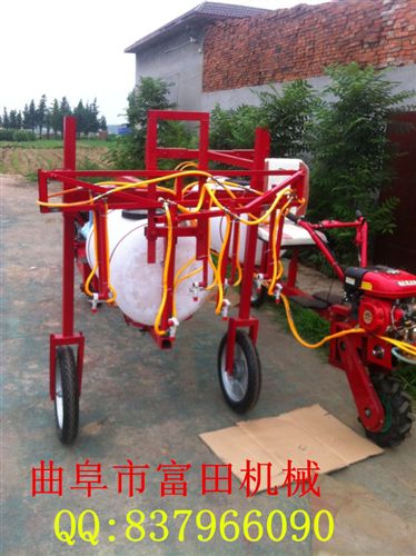 高桿噴霧機(jī) 供應(yīng)汽油多噴頭打藥機(jī)大馬力手扶噴藥機(jī)，富田廠家直銷原始圖片3