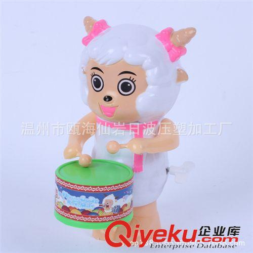 車模型 廠家熱賣上鏈發(fā)條玩具 上鏈搖擺打鼓喜洋洋/美羊羊 兒童玩具批發(fā)原始圖片2
