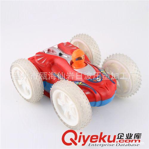 其他嬰幼兒教具 音樂燈光翻轉(zhuǎn)特技車 電動閃光雙面車 特價玩具車批發(fā)原始圖片2