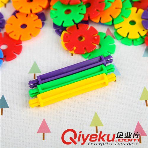 積木 廠家直銷(xiāo)兒童益智玩具 早教玩具玩具雪花積木片盒裝雪花積木批發(fā)原始圖片2