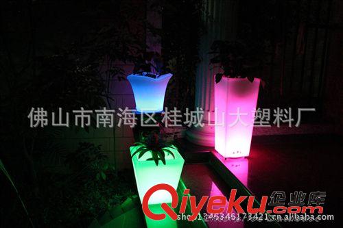 大型塑料花盆 LED發光花盆生產廠家 OEM加工廠家