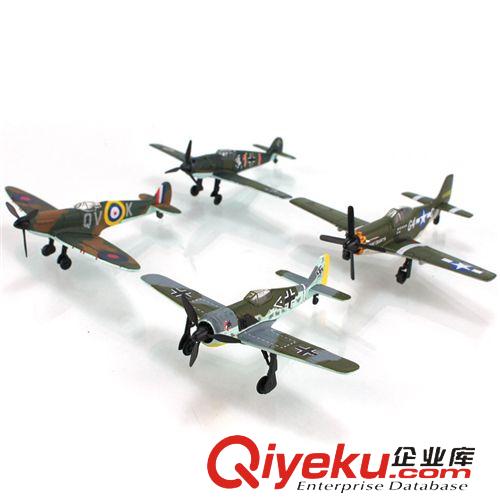 飞机 战斗机 模型  俊基 飞机二战老式战斗机模型Me-109/FW190/Mustang/Spitfire/