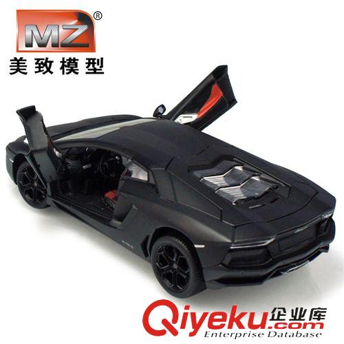 合金車 美致1:24蘭博基尼埃文塔多 賽車 跑車合金汽車模型 兒童禮品玩具