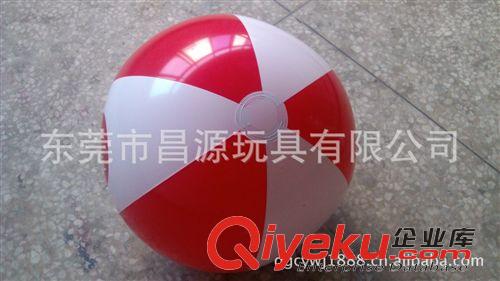 球類玩具 高密度md 耐用性強(qiáng)PVC 6片2色 廣告沙灘球