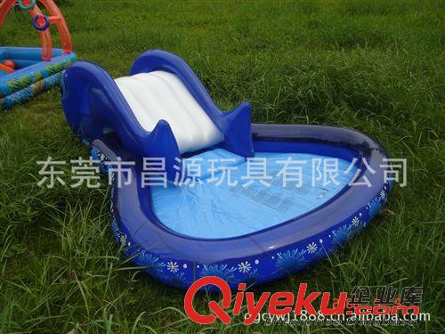 水上游藝設施 pvc滑梯充氣水池 充氣游泳池原始圖片2