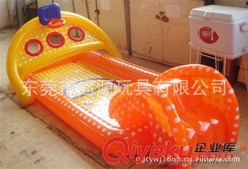 水上游藝設施 pvc滑梯充氣水池 充氣游泳池原始圖片3