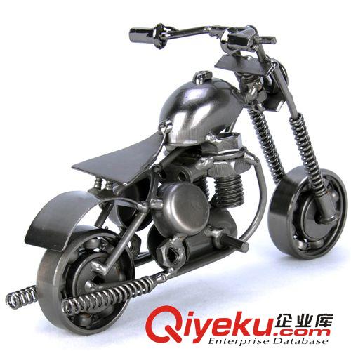 鐵藝擺件 M30-金屬摩托車模型 哈雷14CM仿真鐵工藝 創(chuàng)意生日禮物 驚喜 小號原始圖片2