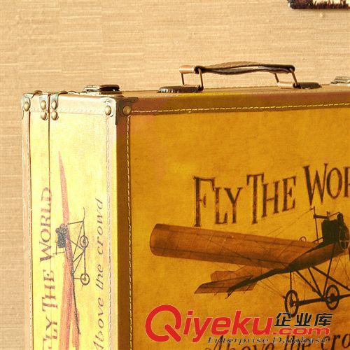 復(fù)古模型攝影道具 復(fù)古gd歐式商務(wù)皮革化妝品手提箱 攝影道具箱  影樓裝飾皮箱原始圖片3