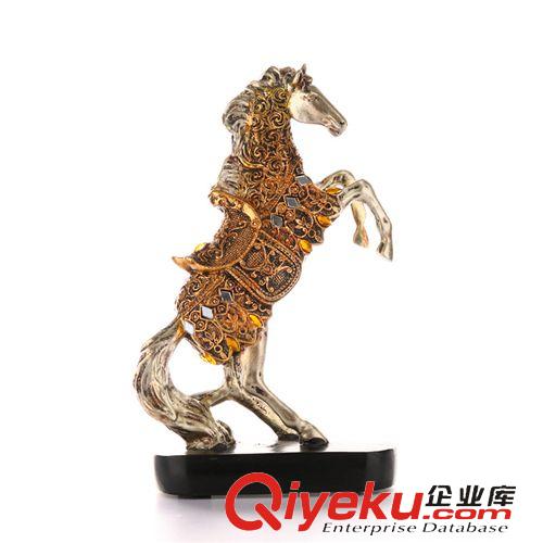 樹脂擺件 歐式樹脂工藝品馬擺件 新年裝飾商務禮品送領導同事新年禮物批發原始圖片3