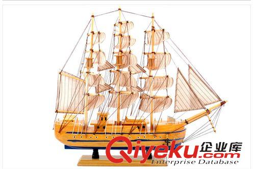 木質擺件 木制帆船模型一帆風順工藝品家居裝飾品新房創意現代時尚擺件批發原始圖片3