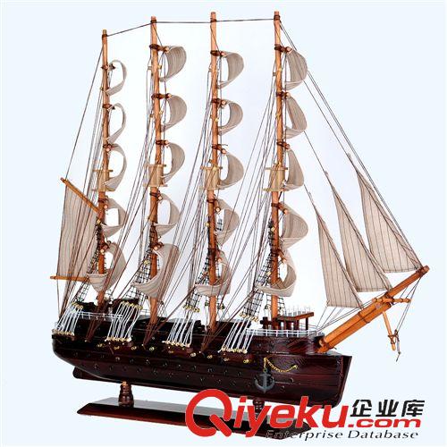 木質(zhì)擺件 8706大號(hào)歐式工藝帆船擺件 結(jié)婚喬遷商務(wù)禮品家裝飾品擺件批發(fā)原始圖片2