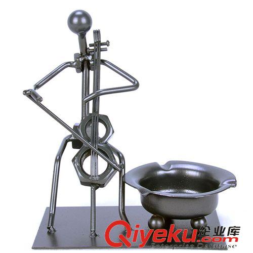 功能型擺件 鐵人煙灰缸實用小擺件復古創(chuàng)意個性小飾品喬遷新居實用禮品送男生原始圖片3